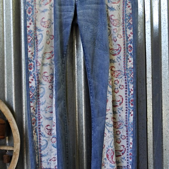 The “Willow” Jean | 7FAMK | Recycled Tapestry | Boho - Picture 5 of 13